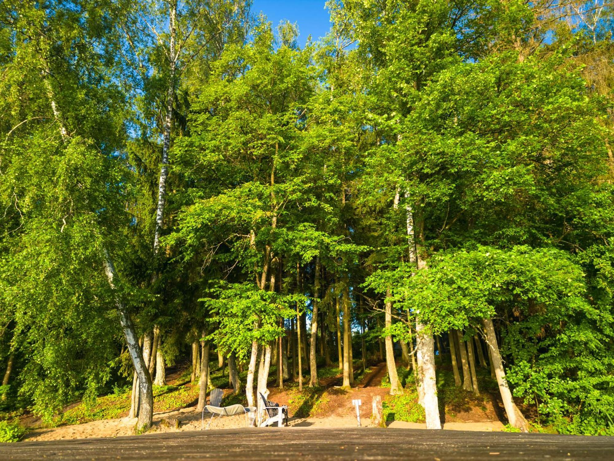 Domek Nad Jeziorem Кретовины Экстерьер фото